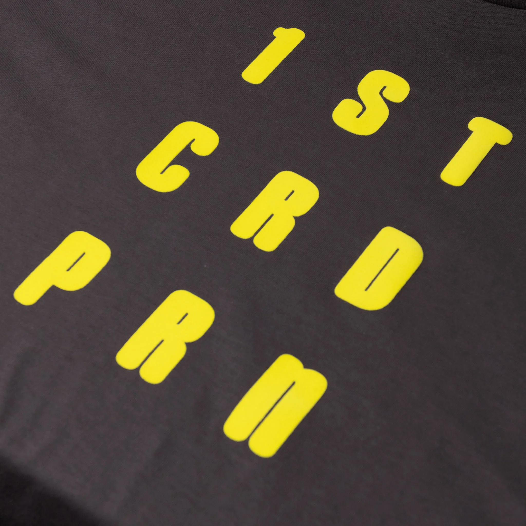 1ST Gray "CRDPRN" Long Sleeve Tee - Image 3