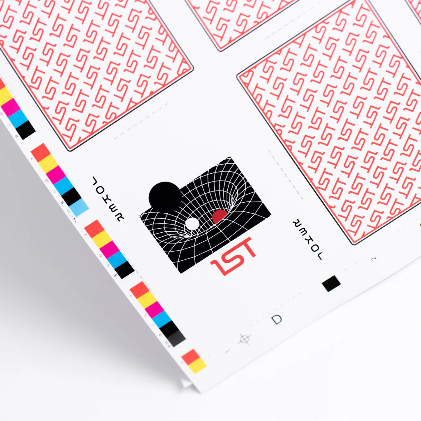 1ST V4 Uncut Sheet Red - Image 3