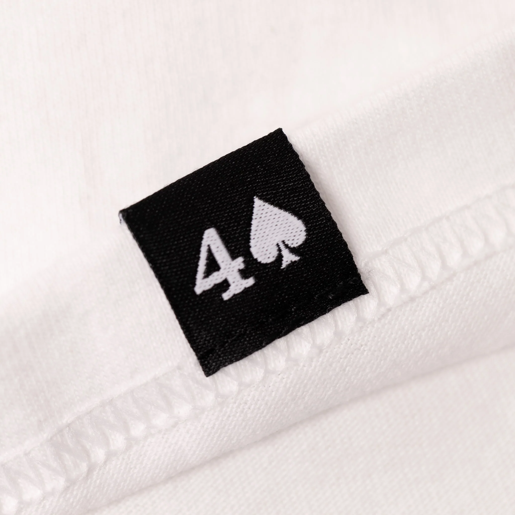 1ST White "CRDPRN" Long Sleeve Tee - Image 4